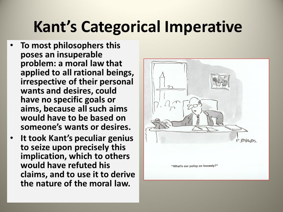 Kant's Categorical Imperative